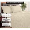 Royale Linens Bamboo Viscose Twin Flat Sheets Only - Cooling