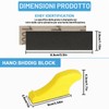 LONGERSIZHAN 100Fogli Carta Vetrata Abrasiva 120-5000, 9x3cm, Umido/Secco