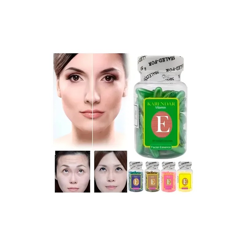 Vitamina E Natural En Capsulas Facial Piel Arrugas Manchas