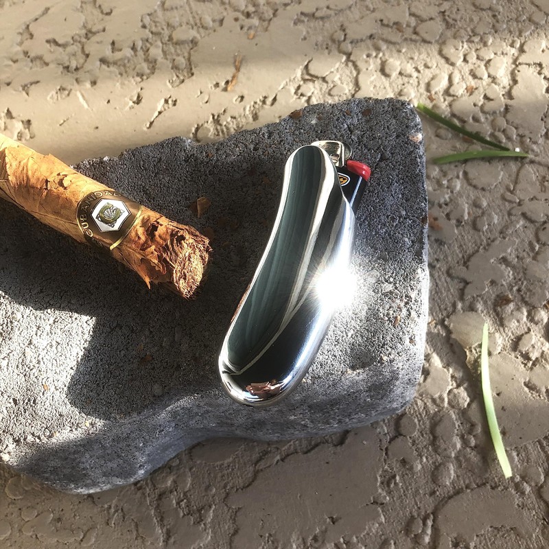 Metal Lighter Case Compatible BIC Lighter Standard Lighter Cover Holder