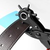Leather Hole Punch, Belt Hole Puncher for Leather, Revolving Punch