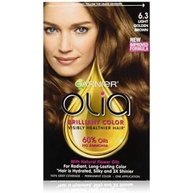 Garnier Oil Powered Permanent Haircolor, 6.3 Light Golden Brown 1 ea (Pack of 7)