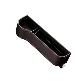 washidai Seat Gap Filler, Console Organizer, Car Pocket, Seat Catcher, Seat Crevice Storage Box (Black)