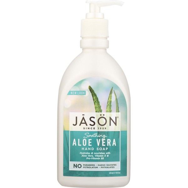 Jason Hand Soap, Soothing Aloe Vera, 16 Oz