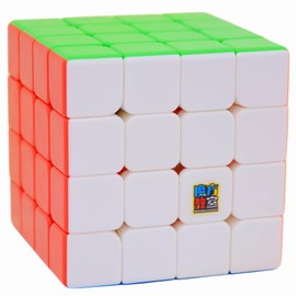 Bucubke Moyu RS4M 4x4 Stickerless Magic Cube RS4 M 2020 [Built-in Magnet] Puzzle Magic Cube MFJS RS4M 4x4 Magnetic Puzzle Cube