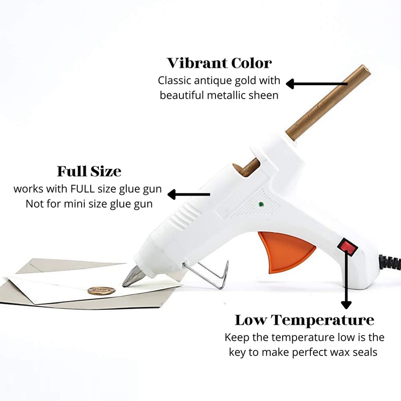 UNIQOOO Mailable Glue Gun Sealing Wax Sticks for Wax Seal