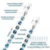 REVEMCN Crystal Beaded Eyeglass Chain Face Mask Holder Chain Necklace