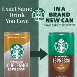 Starbucks Espresso & Cream, 6.5 Fl Oz Cans (Pack of 12)
