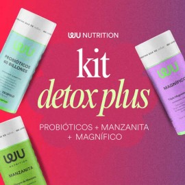 Kit Detox Plus  Probióticos  Manzanita  Magnífico  Wu                                                                                                 