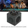 Pool Cue Tip Repair Tool Multifunctional Cube Shape Aluminum Alloy