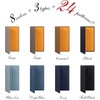HANATORA LongSA02 Genuine Leather Long Wallet, Italian Leather, Bifold Wallet,