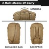3 In 1 Tactical 85L Military Backpack Travel Duffle Bag