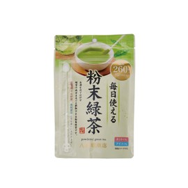Akaori Shoten Powder Green Tea for Daily Use, 2.8 oz (80 g) x 4 Bags