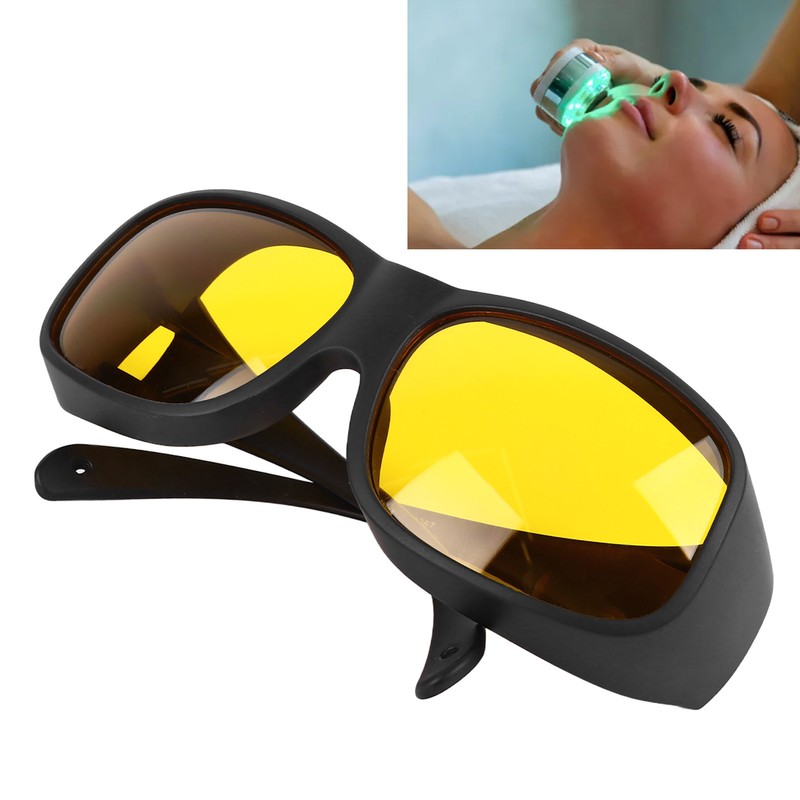 Blue Blocking Light Goggles 200 to 590nm Comfortable Black Frame
