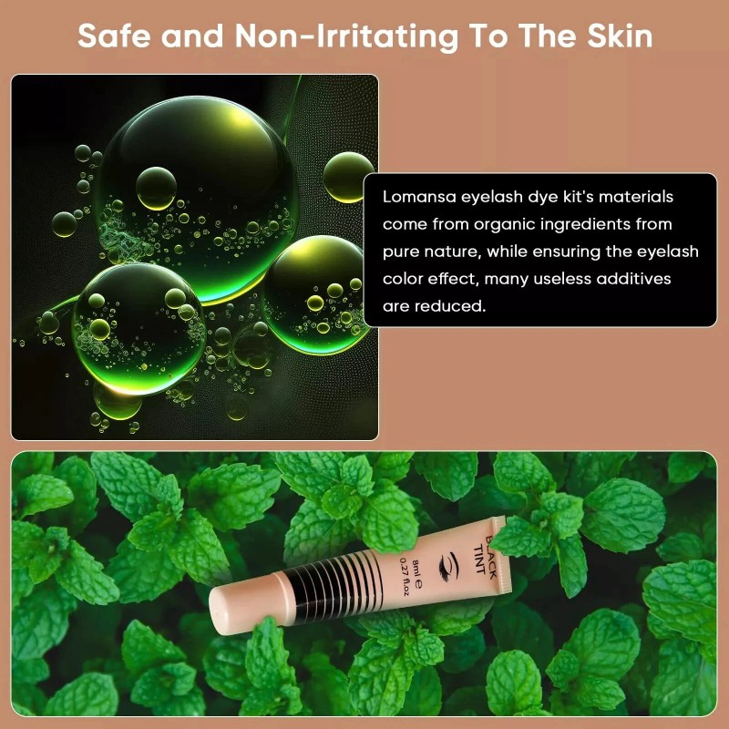 Lomansa Lash Color Kit - Professional Eyelash and Brow Color