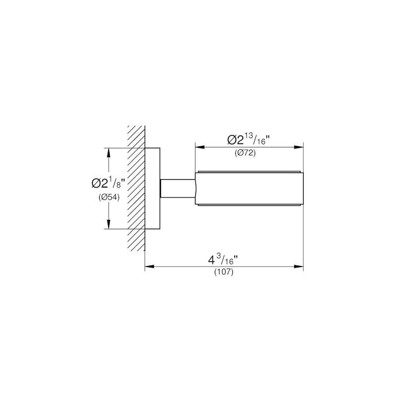 Grohe 40369001 Essentials Holder For Glass, Soap Dish Or Soap
