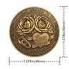 Romantic Keepsake Coin for Couples – Double-Sided Engraved Love Token