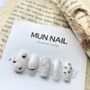 Milk Bingsu Nail Tips - Square / 우유빙수 네일팁 -