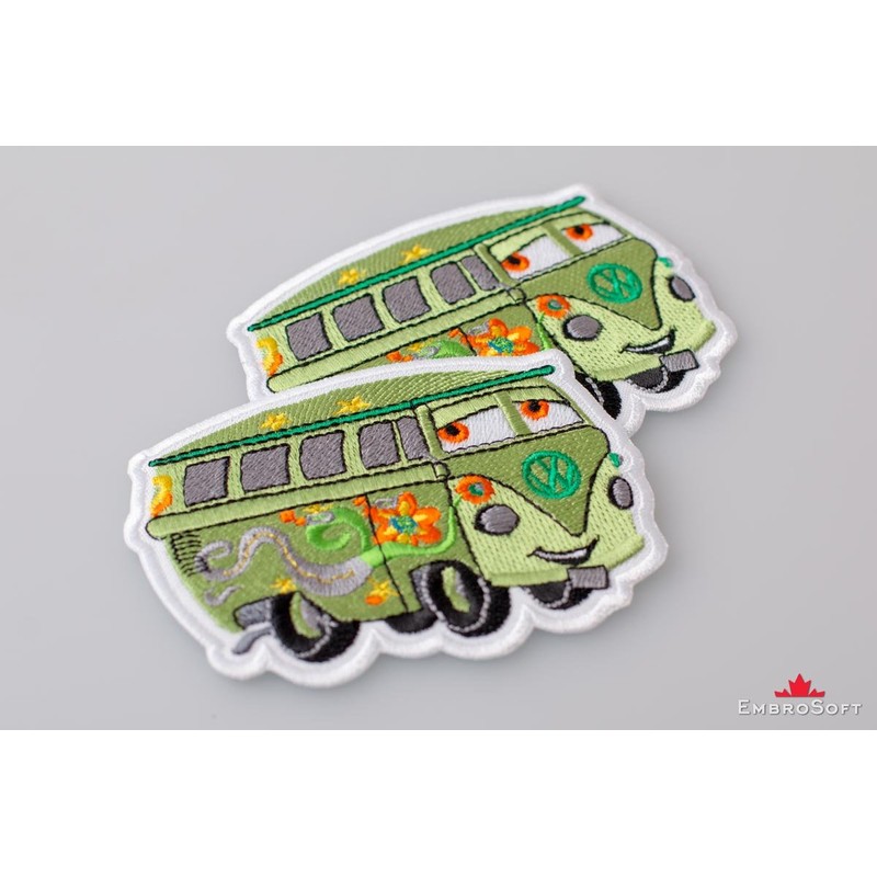Cars Fillmore Cartoon Film Embroidered Patch Iron On (3.9" x