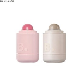 BANILA CO Daily Mood Up Makeup Set 2items [Romantic Blush Lip & Cheek + Contour], Lip & Cheek#$%Contour:Mocha Bear-01 Sand Breeze