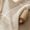ZeeMart Boho Grid Table Cloth with Tassels (Light Tan, 52"