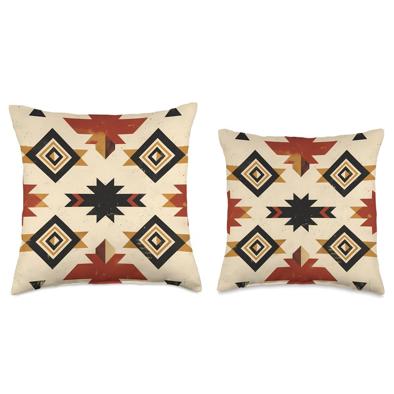 Rustic Southwest Vibes Throw Pillow