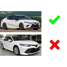 iJDMTOY JDM Style OEM-Spec 15W LED Fog Light Kit Compatible with 2018-2020 Toyota Camry SE & XSE, Includes (2) LED Fog Lamps, Gloss Black Bezel Covers & On/Off Switch Relay Wiring Harness