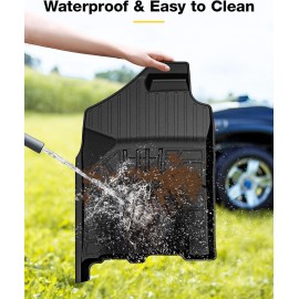 3W Floor Mats & Front Carpet for Dodge Ram 1500 2500 3500 Crew Cab 2013-2018 Mat