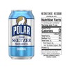 Polar Seltzer Water Original, 12 fl oz cans, 18 pack