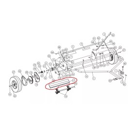 John Deere & Brinly-Hardy BRINLY-HARDY R-2205 SWEEPER BRUSH SECTION - DEERE LPSTS42JD OEM 42-IN