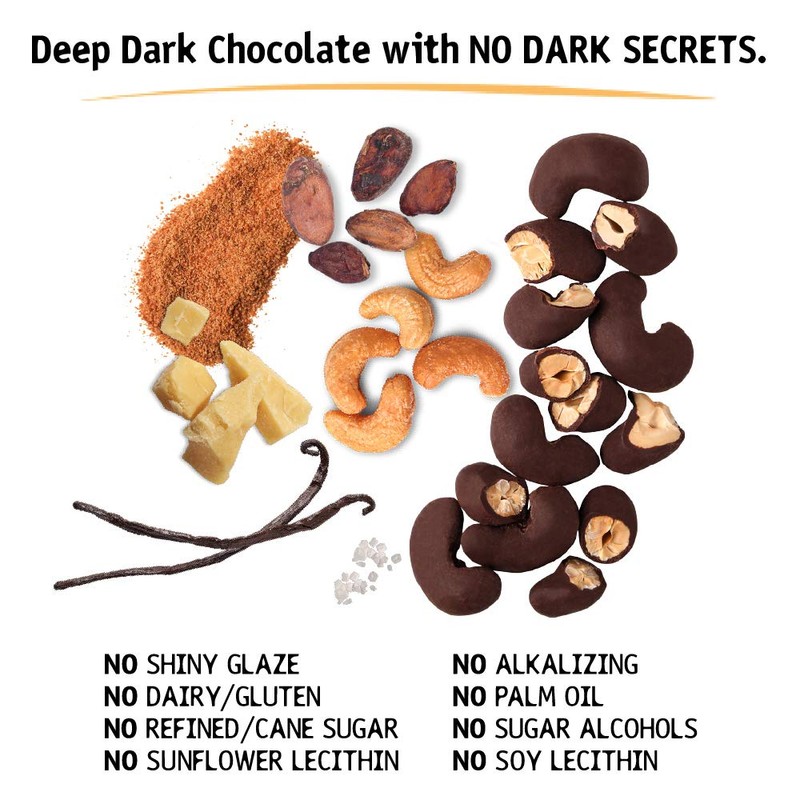 Hu Hunks Vegan Chocolate Covered Cashews With Vanilla Bean |