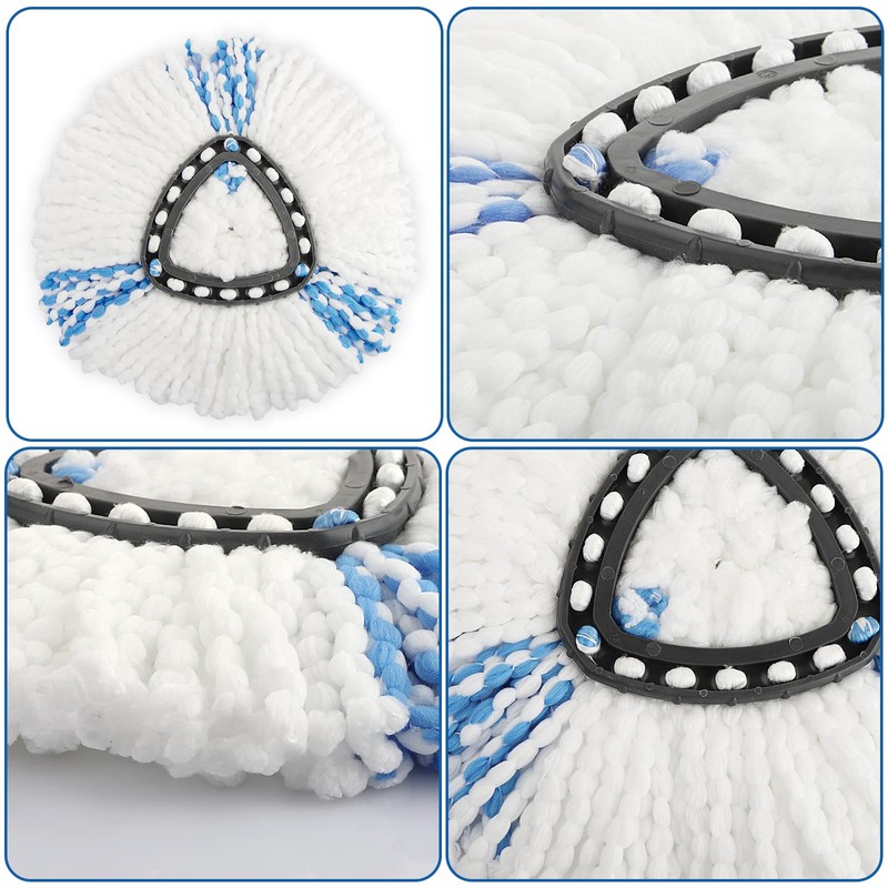 Mop Replacement Head Compatible with Vlieda Spin EasyWring Clean Turbo