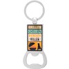 GRUSS & CO Bottle Opener "Grillen, Chillen, Bierchen Killen", multicoloured,