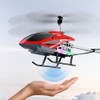 YUEQISM Red Large Fall Resistant Rc Helicopter 3.5 Channels Remote