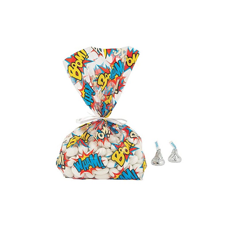 Fun Express COMIC SUPERHERO CELLO BAG - Party Supplies -