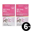 Living Factory H Partner A total of 6 months' worth of iron and non-heme iron. / 철분 비헴철 총 6개월분