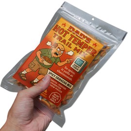 Dad's Hot Temper Trail Mix - Spicy Gift for Grumpy Dads - Hilarious Father's Day Snack - Nuts So Hot He'll Blame the Thermostat