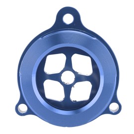 Clear Engine Oil Filter Cover Aluminium Alloy CNC Machining Oil Filter Protector Guard Cap for Raptor 700 700R Blue