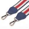 Bag Strap, 1.5in Width Woven Ribbon with Leather Ends Shoulder