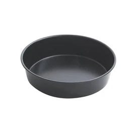 Paderno Tortiera Rotonda Antiaderente per Torte, Pizza e Quiche, in Acciaio, Cucina professionale, Diametro 20 cm