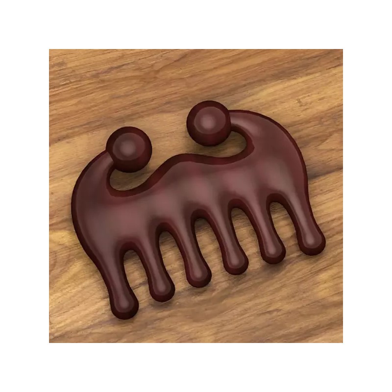 머리괄사 두피괄사 두피마사지 셀프안마 마사지괄사 1P Scalp Massager Hair Scalp