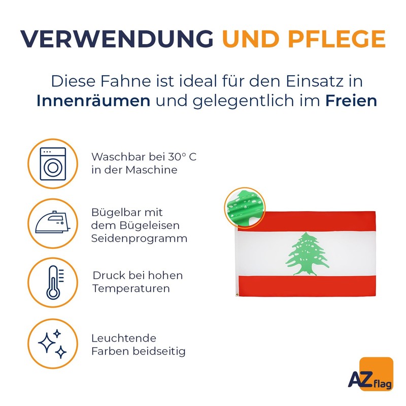 AZ FLAG - Flagge Libanon - 150x90 cm - Libanesische