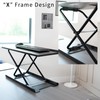 VIVO Black Single Top 27 inch Heavy-Duty Scissors Lift Keyboard