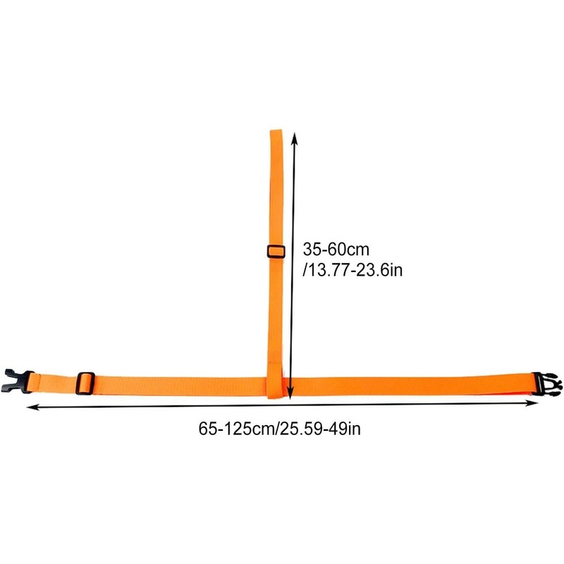 48x29cm Swimming Buoy - Adjustable Waist Belt High Visibility Swim