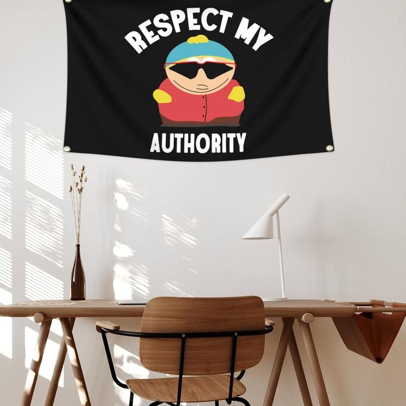 Respect MY Authority Flag, 3x5 Ft Funny Flags for College
