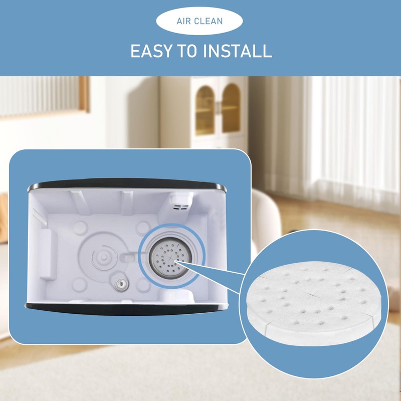 Mixzeny A451 Anti-Mineral Pads Humidifier Replacement Filters Compatible with BONECO