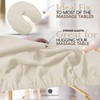 LONDON LINENS Pack of 2 Soft Microfiber Massage Table Sheets
