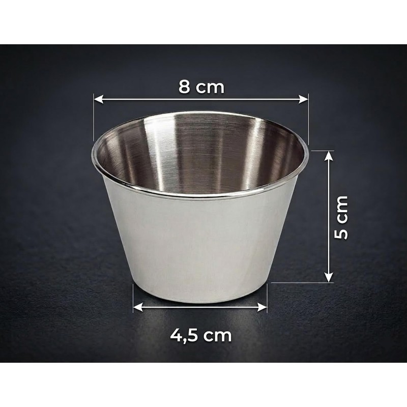 Dariol Mould Set | Stainless Steel Pudding Cases | Non-Stick