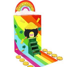 luck sea St Patricks Day Crafts for Kids: Leprechaun Trap DIY Kit Decorations Art Toys Gifts for Classroom Activities Party Supplies