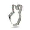Foose Brand Hand Peace Sign Cookie Cutter 4 in, Tin